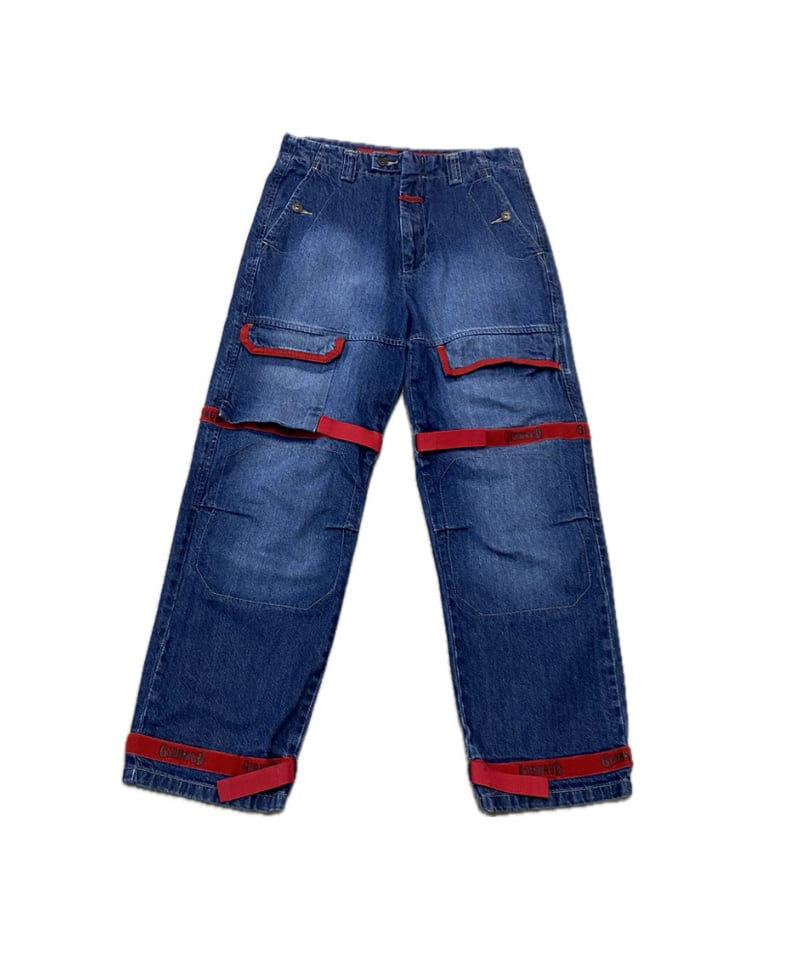 MARITHE FRANCOIS GIRBAUD Tape Design Denim Shut