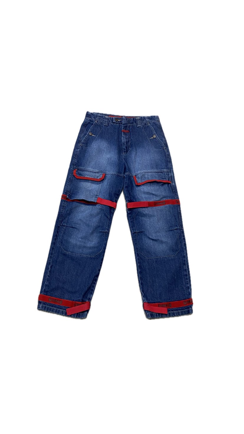 MARITHE FRANCOIS GIRBAUD Tape Design Denim Shut