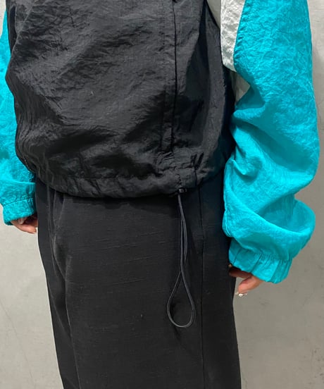 NIKE Stand Collar Nylon Jacket BL