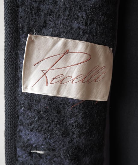 1960's Vintage Collarless Tweed Coat BKPUR