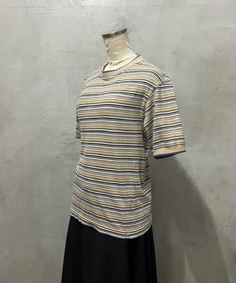 Rib Cuff Collar Tee BENV