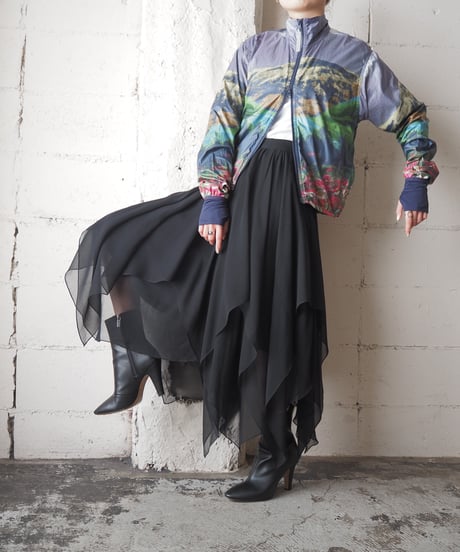 adidas by stella mccartney Landscape Print Nylon Jacket PURGN