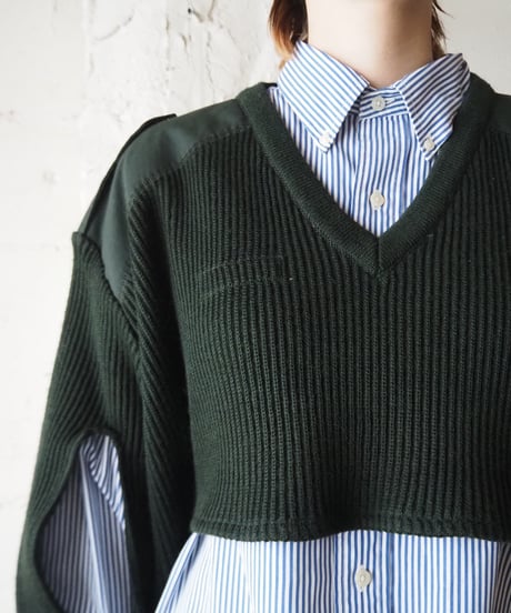 Remake Cutout Big Command Knit KA