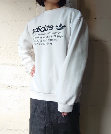 adidas 3ストライプのブランド Sweat WH