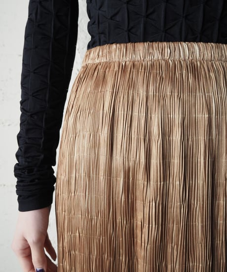 Pleated Easy Tight Skirt YE