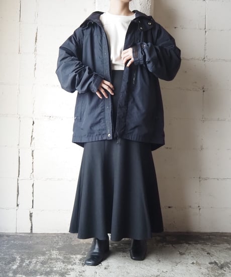 Nylon Zipup Jacket  BK