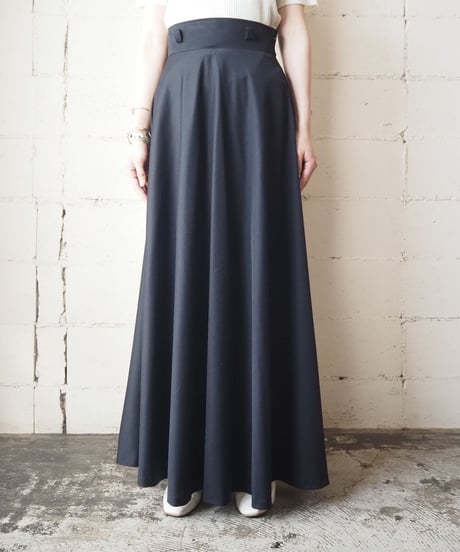 1970's Long Flared Skirt BK