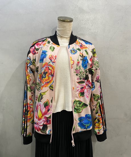 adidas Flower Pattern Track Jacket BE BK