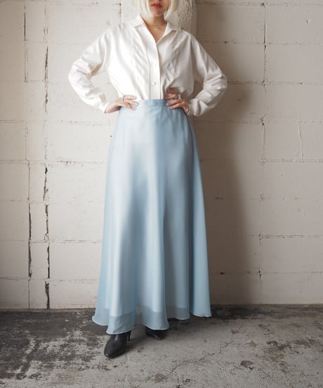 Sheer Flared Skirt LBL