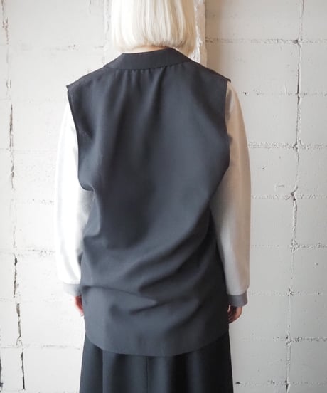 SAG HARBOR Double Pocket Vest BK