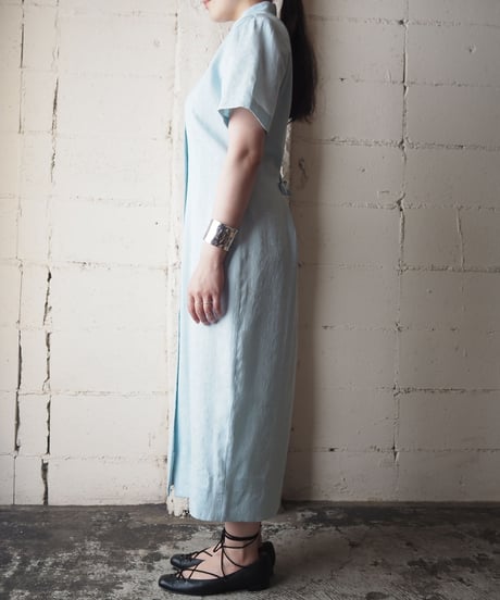 Stand Collar Long Dress LBL
