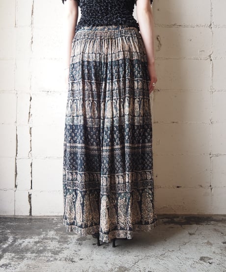 1960〜70's Indian Cotton Skirt GN