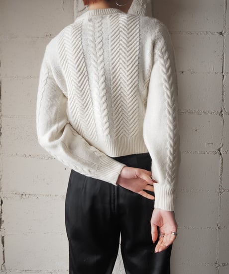 Theory Cable Short Knit WH