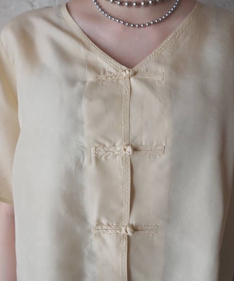 Short Sleeve China Shirts YEL