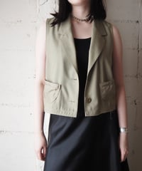 REMAKE SAG HARBOR Cropped Vest KA