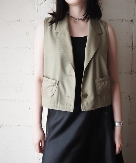REMAKE SAG HARBOR Cropped Vest KA