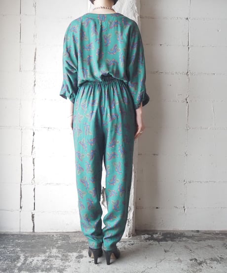 Paisley Patterned Jumpsuit GN