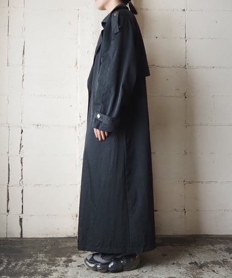 Nylon Trench Coat BK