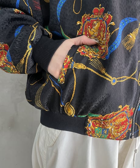Rope Pattern Blouson BKBL