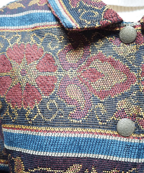 Flower Pattern Gobelin Jacket BUR BL