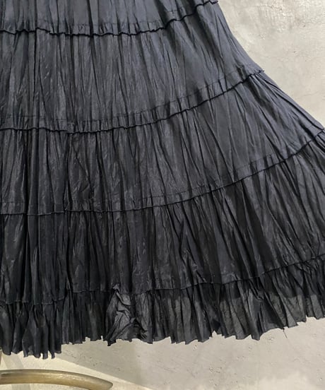 Tiered Easy Skirt BK