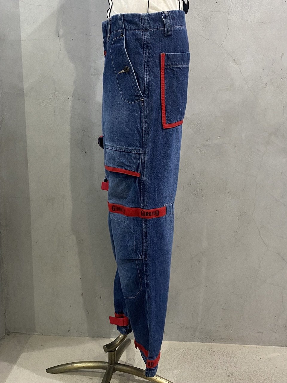 MARITHE FRANCOIS GIRBAUD Tape Design Denim Shut