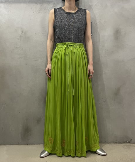 Embroidery Long Skirt LGN