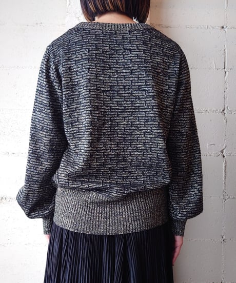 Glitter Pattern Knit GOBK