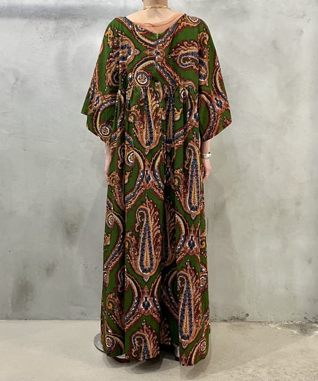 Indian Batik Short Sleeve Dress GRBR