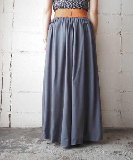 Bicolor Flared Skirt ORGR