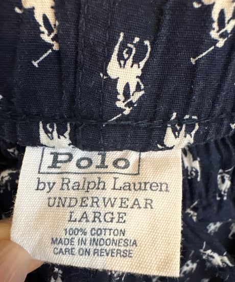 Polo by Ralph Lauren Pony All Over Pattern Cotton Pants NV