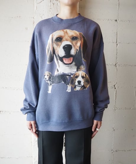 Beagle Print Sweat BL