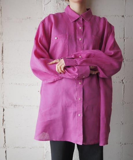 LAUREN Linen Big Shirt PL