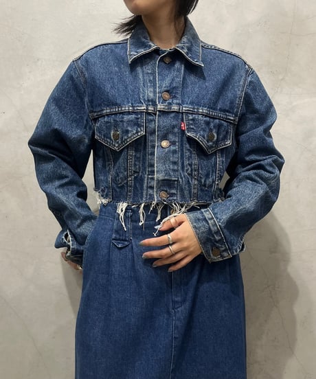 REMAKE Levi's Cutoff Denim Jacket BL