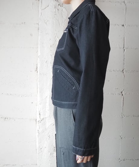 MARITHE FRANCOIS GIRBAUD Denim Jacket BK