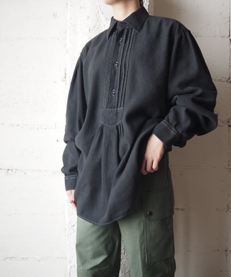 Tyrolean White Stitch Shirt BK
