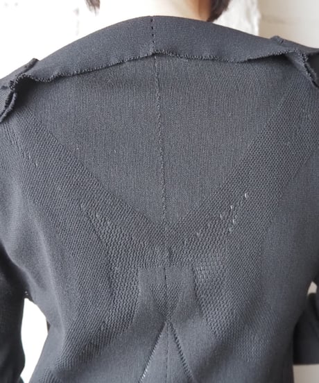 ISSEY MIYAKE Asymmetric Cardigan BK