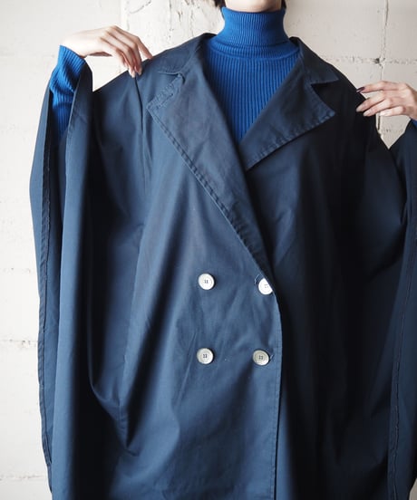 Open Collar Double Breasted Cape NV