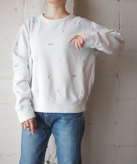 POLO Ralph Lauren Logo Embroidery Sweat WH