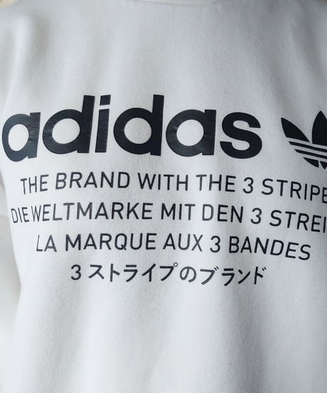 adidas 3ストライプのブランド Sweat WH