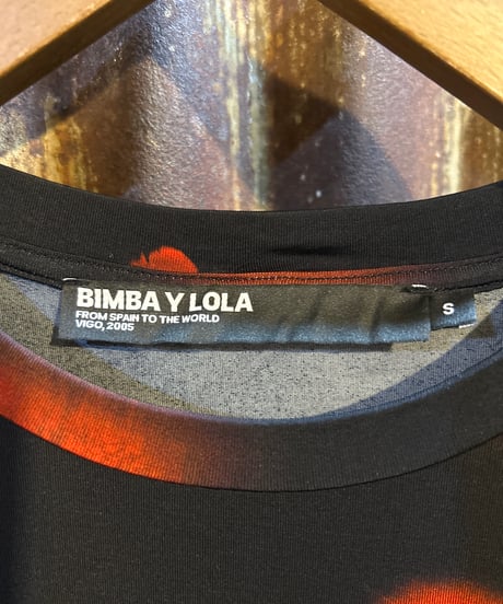 BIMBA Y LOLA Feather Print Dress BK RE