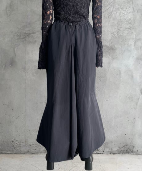 Waist Drawstring Mermaid Skirt BK