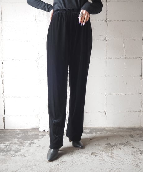 Velour Easy Pants BK