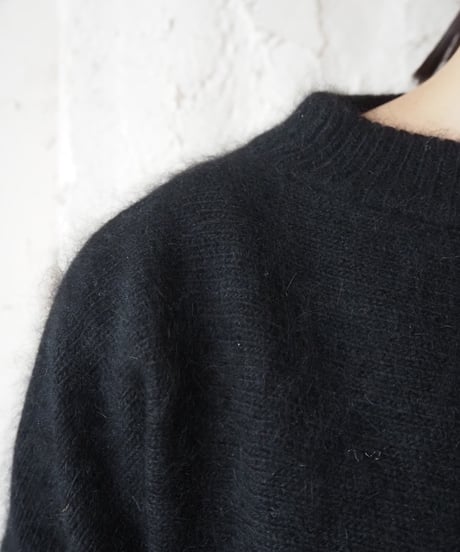 Angora Mix Dolman Knit BK