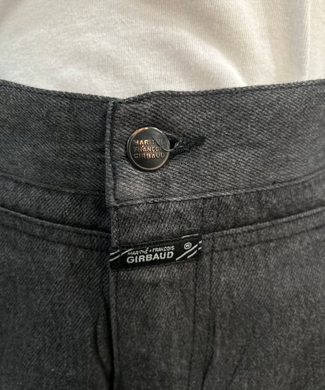 MARITHE FRANÇOIS GIRBAUD Big Size Wide Tapered Denim Pants (40×32) GR