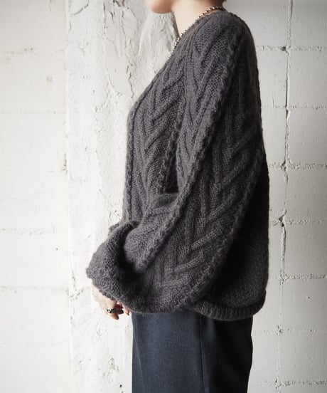 Cropped Piece Dyeing Knit GR