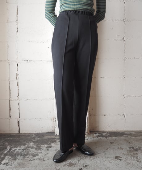 1970’s Center Pressed Poly Pants BK