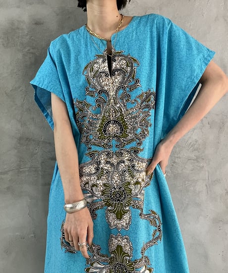 Ethnic Design Short Sleeve Dress LTBL