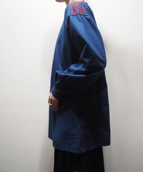 EURO Embroidery Reversible Smock BL