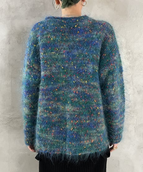 Mix Color Mohair Knit BL
